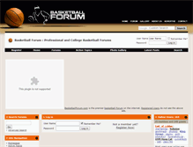 Tablet Screenshot of basketballforum.com